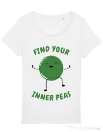 Tricou STANLEY STELLA dama Inner peas Alb