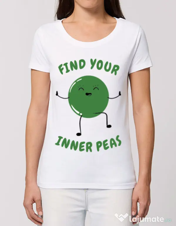 Tricou STANLEY STELLA dama Inner peas Alb