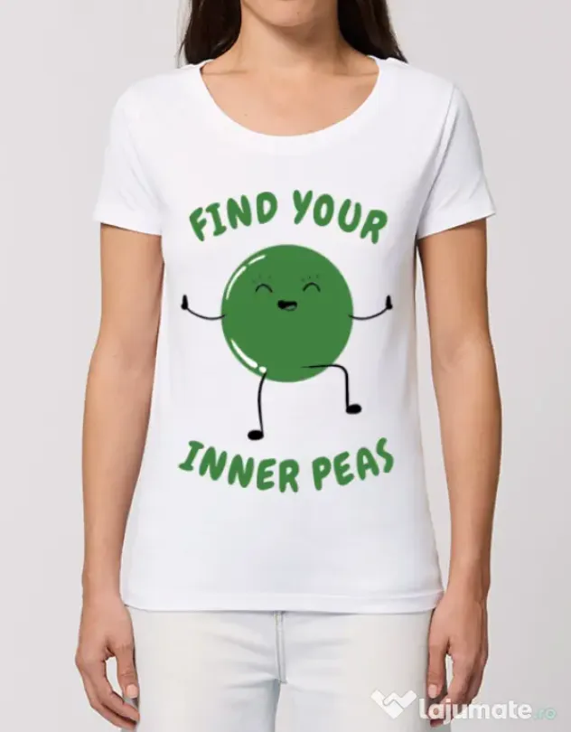 Tricou STANLEY STELLA dama Inner peas Alb
