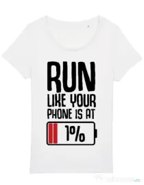 Tricou STANLEY STELLA dama Run Alb