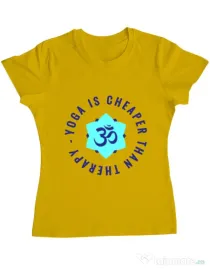 Tricou ADLER dama Yoga is cheaper Galben