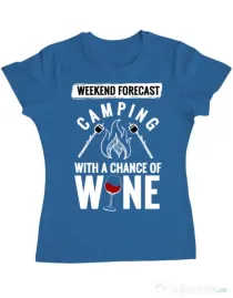 Tricou ADLER dama Weekend forecast Albastru azuriu