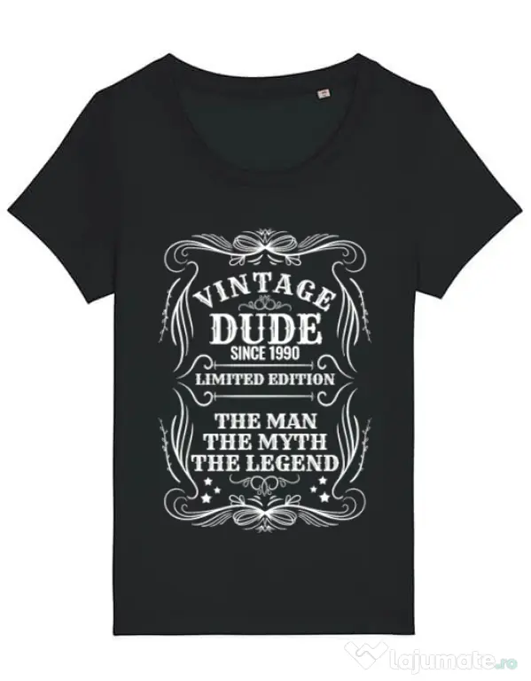 Tricou STANLEY STELLA dama Vintage dude Negru
