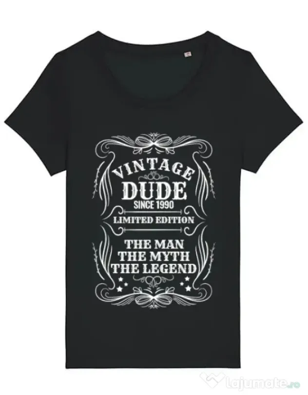 Tricou STANLEY STELLA dama Vintage dude Negru