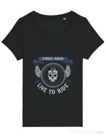 Tricou STANLEY STELLA dama Street rider Negru