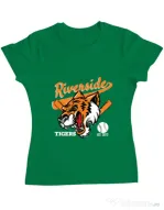 Tricou ADLER dama Tigers team Verde mediu