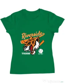 Tricou ADLER dama Tigers team Verde mediu