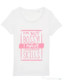 Tricou STANLEY STELLA dama I’m not bossy Alb