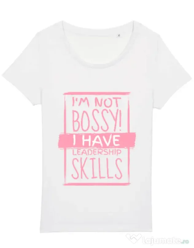 Tricou STANLEY STELLA dama I’m not bossy Alb