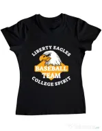 Tricou ADLER dama Liberty eagles Negru