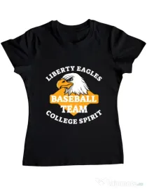 Tricou ADLER dama Liberty eagles Negru