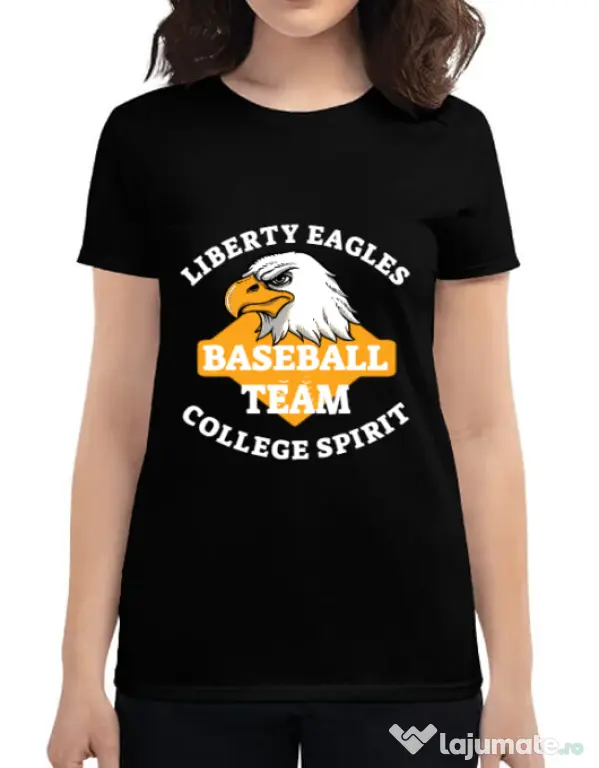 Tricou ADLER dama Liberty eagles Negru