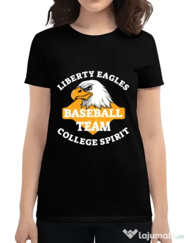 Tricou ADLER dama Liberty eagles Negru