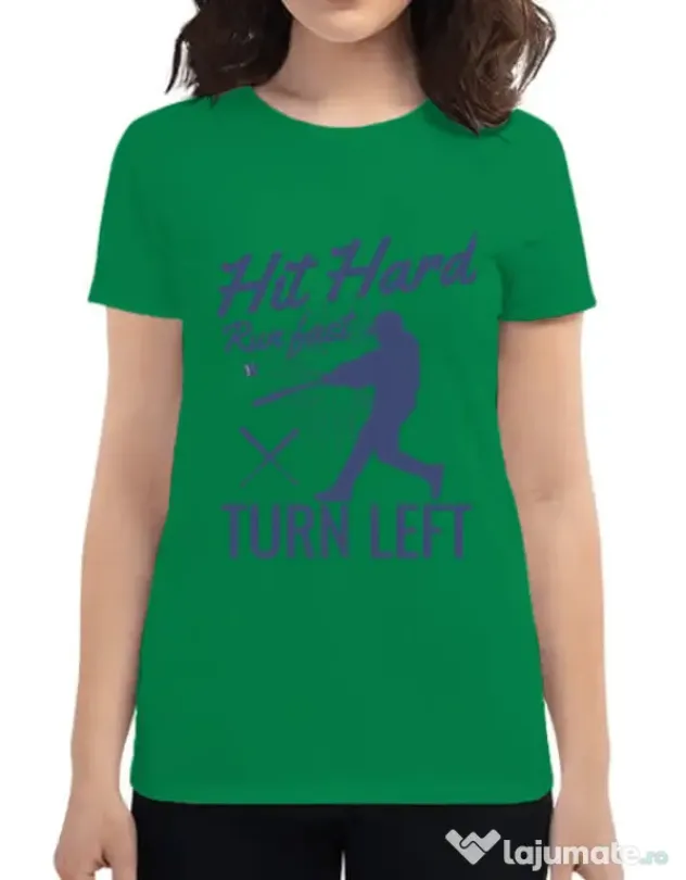 Tricou ADLER dama Hit hard Verde mediu