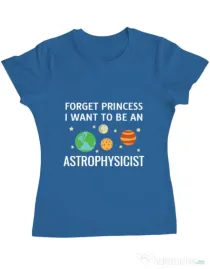 Tricou ADLER dama Forget Princess Albastru azuriu
