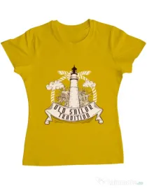 Tricou ADLER dama Tradition Galben