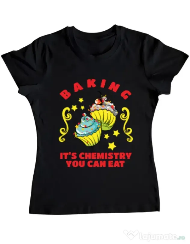 Tricou ADLER dama Baking Negru