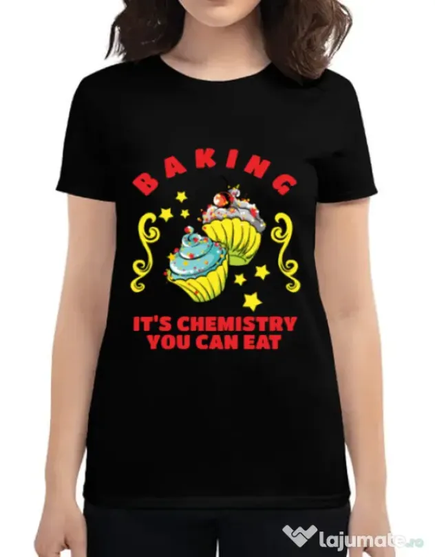 Tricou ADLER dama Baking Negru