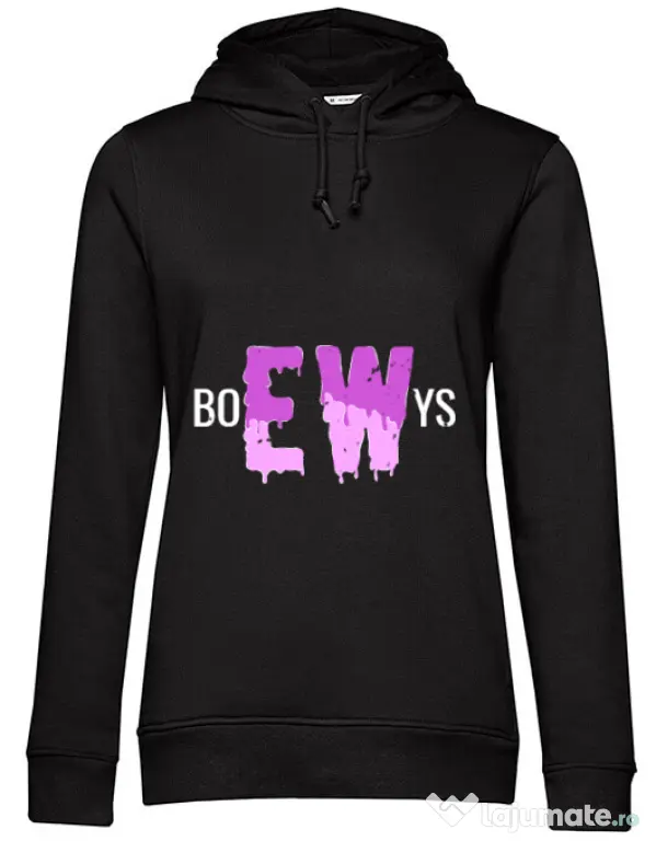 Hoodie dama cu gluga Ew Negru
