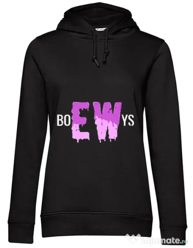 Hoodie dama cu gluga Ew Negru