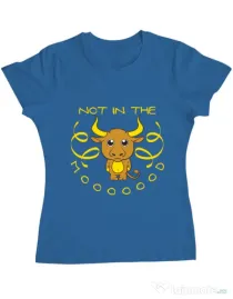 Tricou ADLER dama Not in the mood Albastru azuriu