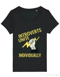 Tricou STANLEY STELLA dama Introverts unite Negru