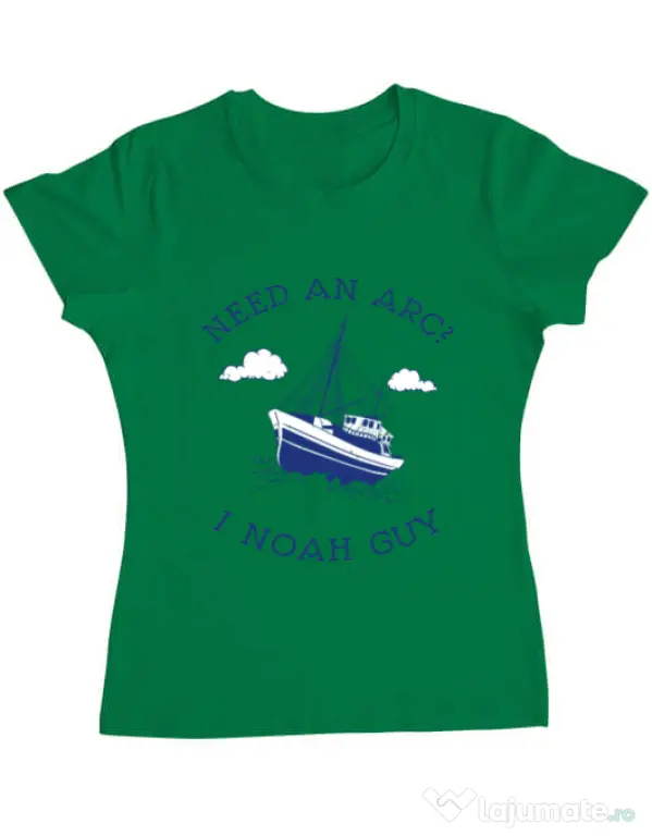 Tricou ADLER dama Need an arc? Verde mediu