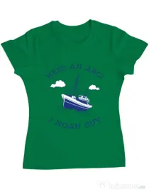 Tricou ADLER dama Need an arc? Verde mediu