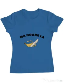 Tricou ADLER dama Ma doare Albastru azuriu
