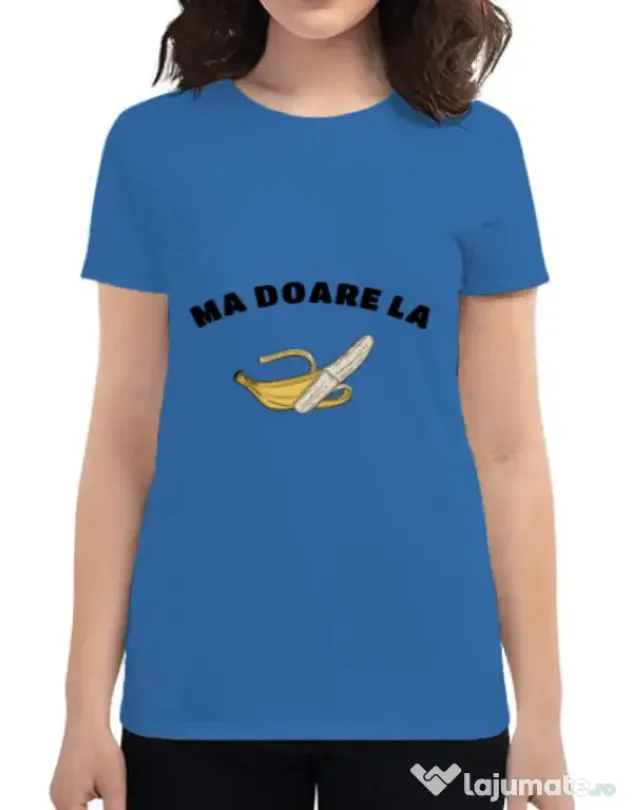 Tricou ADLER dama Ma doare Albastru azuriu