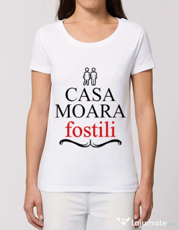 Tricou STANLEY STELLA dama Casa moara fostili Alb