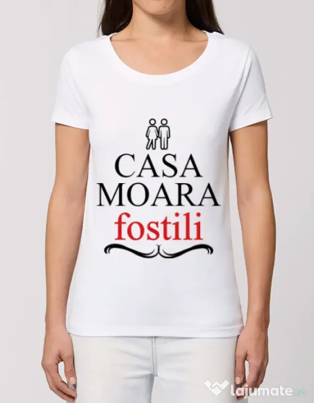 Tricou STANLEY STELLA dama Casa moara fostili Alb
