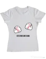 Tricou ADLER dama Wanna fight about it Alb
