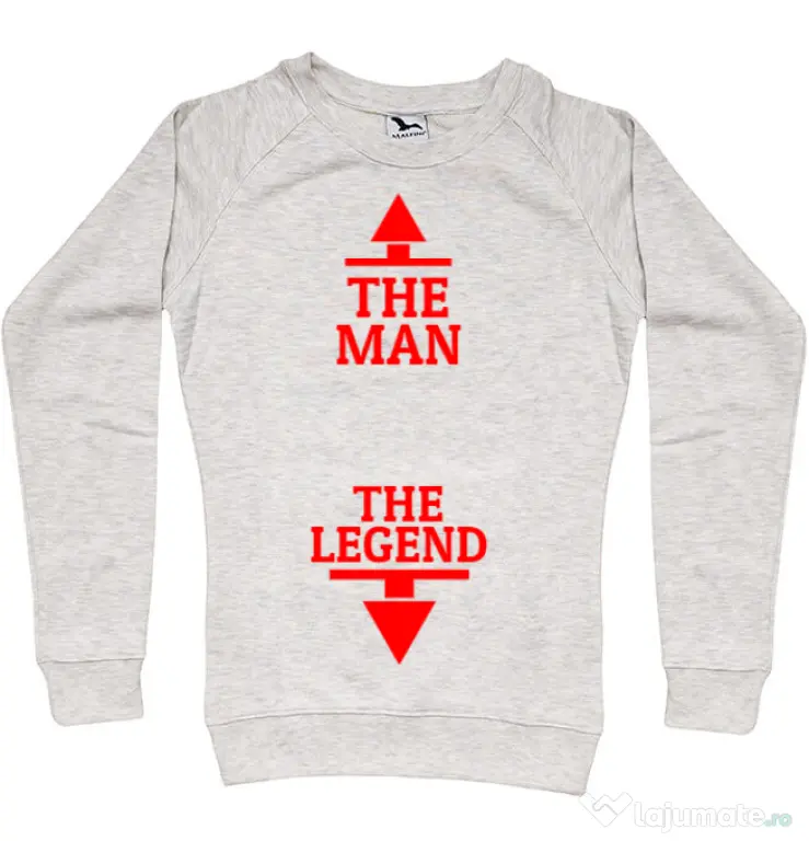 Bluza ADLER dama The man the legend Migdala melanj