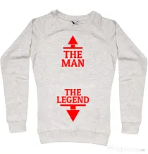 Bluza ADLER dama The man the legend Migdala melanj