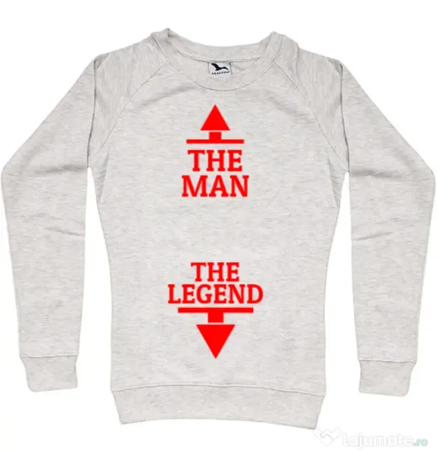 Bluza ADLER dama The man the legend Migdala melanj