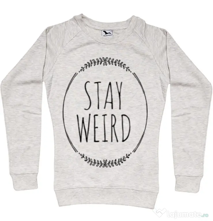 Bluza ADLER dama Stay weird Migdala melanj