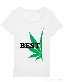Tricou STANLEY STELLA dama Best buds 1 Alb