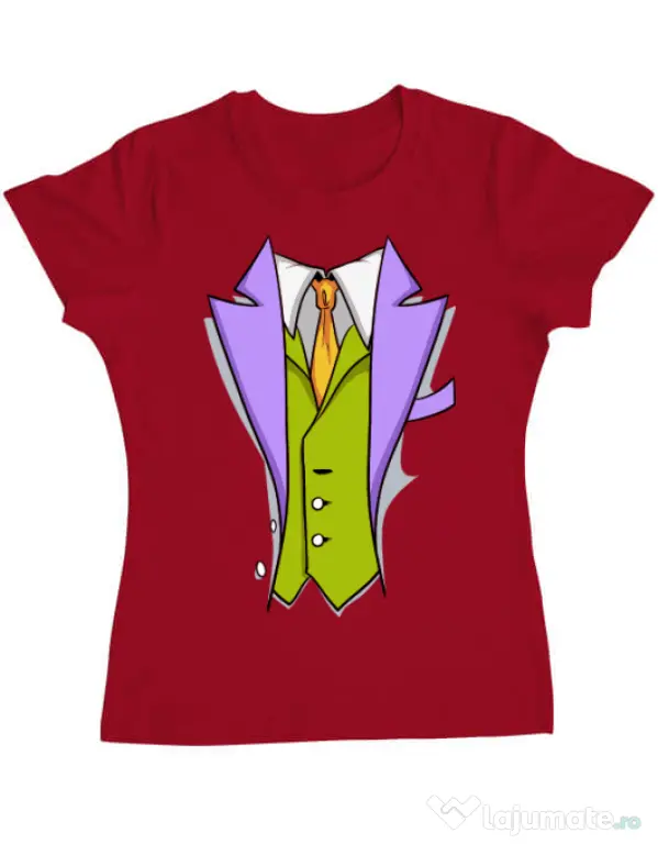 Tricou ADLER dama Gentleman suit Rosu