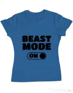 Tricou ADLER dama Beast mode Albastru azuriu