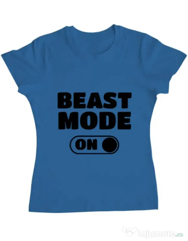 Tricou ADLER dama Beast mode Albastru azuriu
