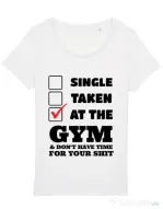 Tricou STANLEY STELLA dama At the gym Alb