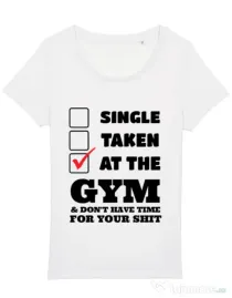 Tricou STANLEY STELLA dama At the gym Alb