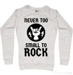 Bluza ADLER dama Never too small to rock Migdala melanj