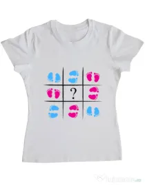 Tricou ADLER dama Baby Steps Alb