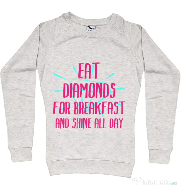 Bluza ADLER dama Eat diamonds Migdala melanj