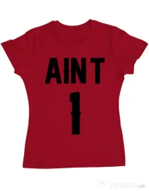 Tricou ADLER dama Ain t one Rosu