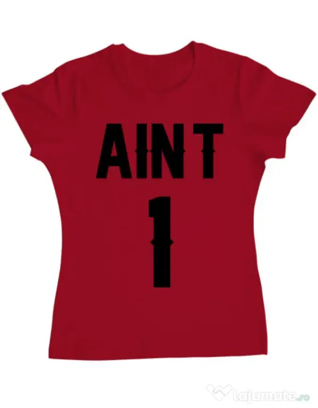 Tricou ADLER dama Ain t one Rosu