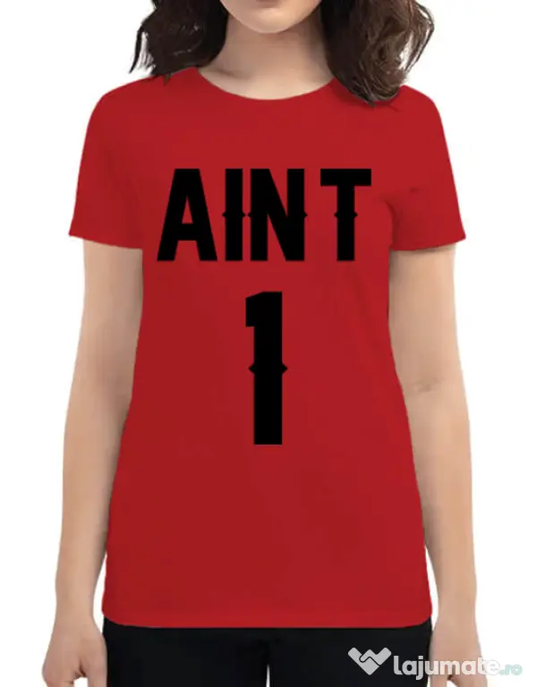 Tricou ADLER dama Ain t one Rosu