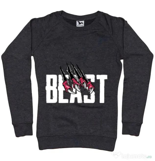 Bluza ADLER dama Beast Negru melanj